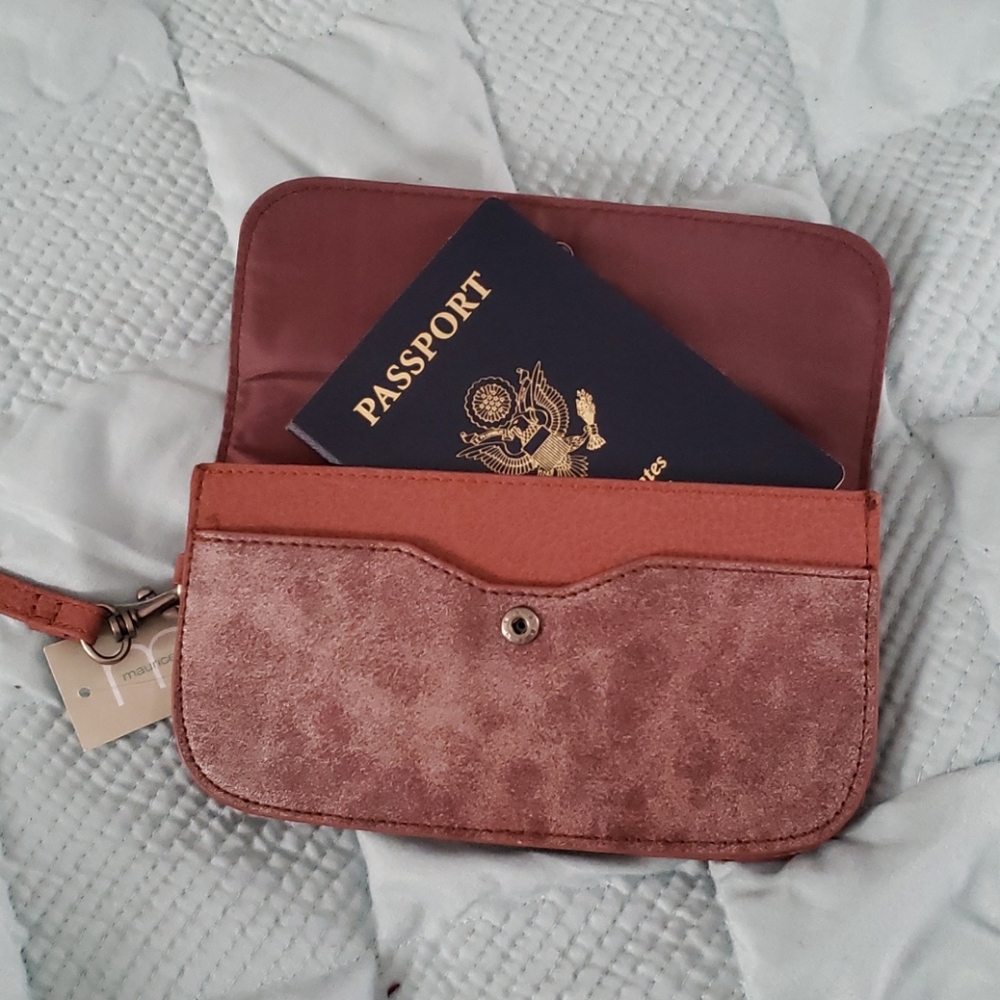 Rust with Silver glitter Wallet - Picture 6 of 7